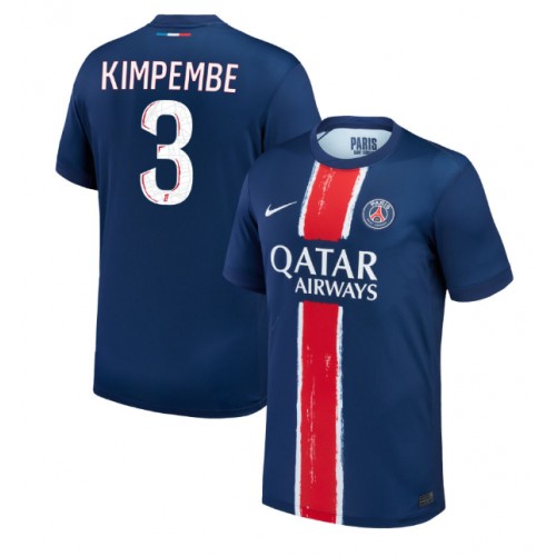 Dres Paris Saint-Germain Presnel Kimpembe #3 Domaci 2024-25 Kratak Rukav